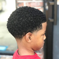 Short Curly Hairstyles For Black Boys