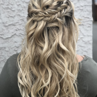 Beach Wedding Hairstyles Half Up