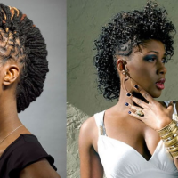 Mohawk hairstyles for black women in summer 2020-2021