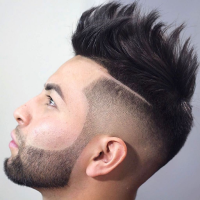 New One Side Cutting Hairstyle Boy