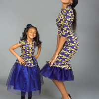 The different Ankara dresses for yourself and your child