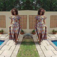 Simple styles of short dress in Ankara