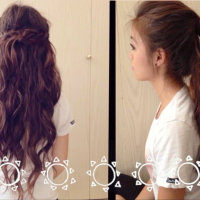 Simple Hairstyles For Curly Hair For College