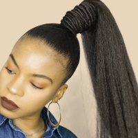 Ponytail Hairstyles For Black Girls Natural Hair