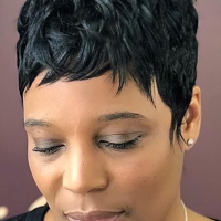 Short Permed Black Hairstyles