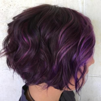 Purple Hair Short Hairstyles