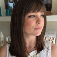 Short Straight Hairstyles With Bangs