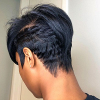 Short Black Hairstyles Front And Back