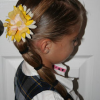 Top-Knot with Banded Ponytail