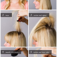 Easy Backcombing Hairstyles