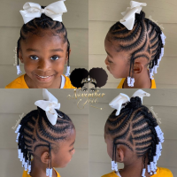 Kids Braided Hairstyles With Beads