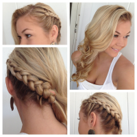 Curly Side Braid Hairstyles