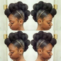 Wedding Bun Hairstyles For Black Hair