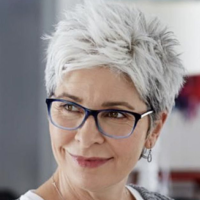 Womens 50 Year Old Woman Glass Short Hairstyles 2019