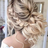 Half Up Medium Length Hair Wedding Hairstyles