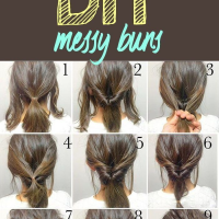 Easy Messy Updo Hairstyles