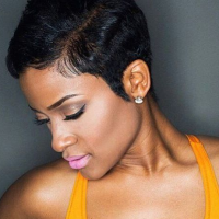 Short Pixie Hairstyles For Black Hair