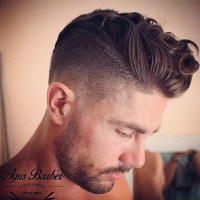 Pompadour Hairstyle For Curly Hair