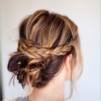 Shoulder Length Easy Updo Hairstyles