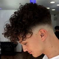 Simple Hairstyle For Men Curly Hair