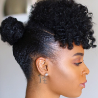 Low Maintenance Short Natural Hairstyles Black Hair