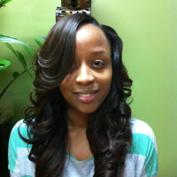 Side Part Long Weave Hairstyles