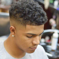 Curly Hairstyles For Boys Black