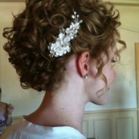 Curly Bridal Updo Hairstyles