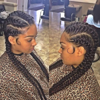 Goddess Braid Cornrow Hairstyles For Black Women