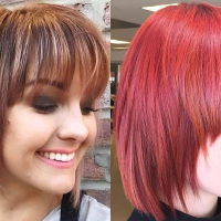 33 Ravishing Short Bob Hair Cuts With Bangs & New Hair Colors