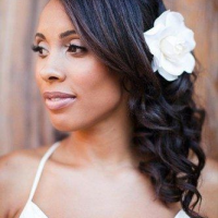 Side Curls Hairstyles For Wedding