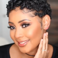 Tapered Short Natural Hairstyles 4c