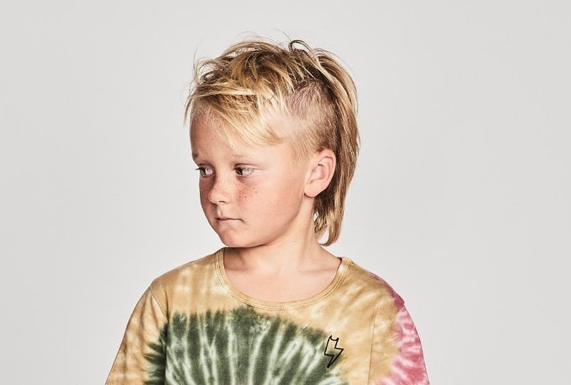 undercut mullet for kids